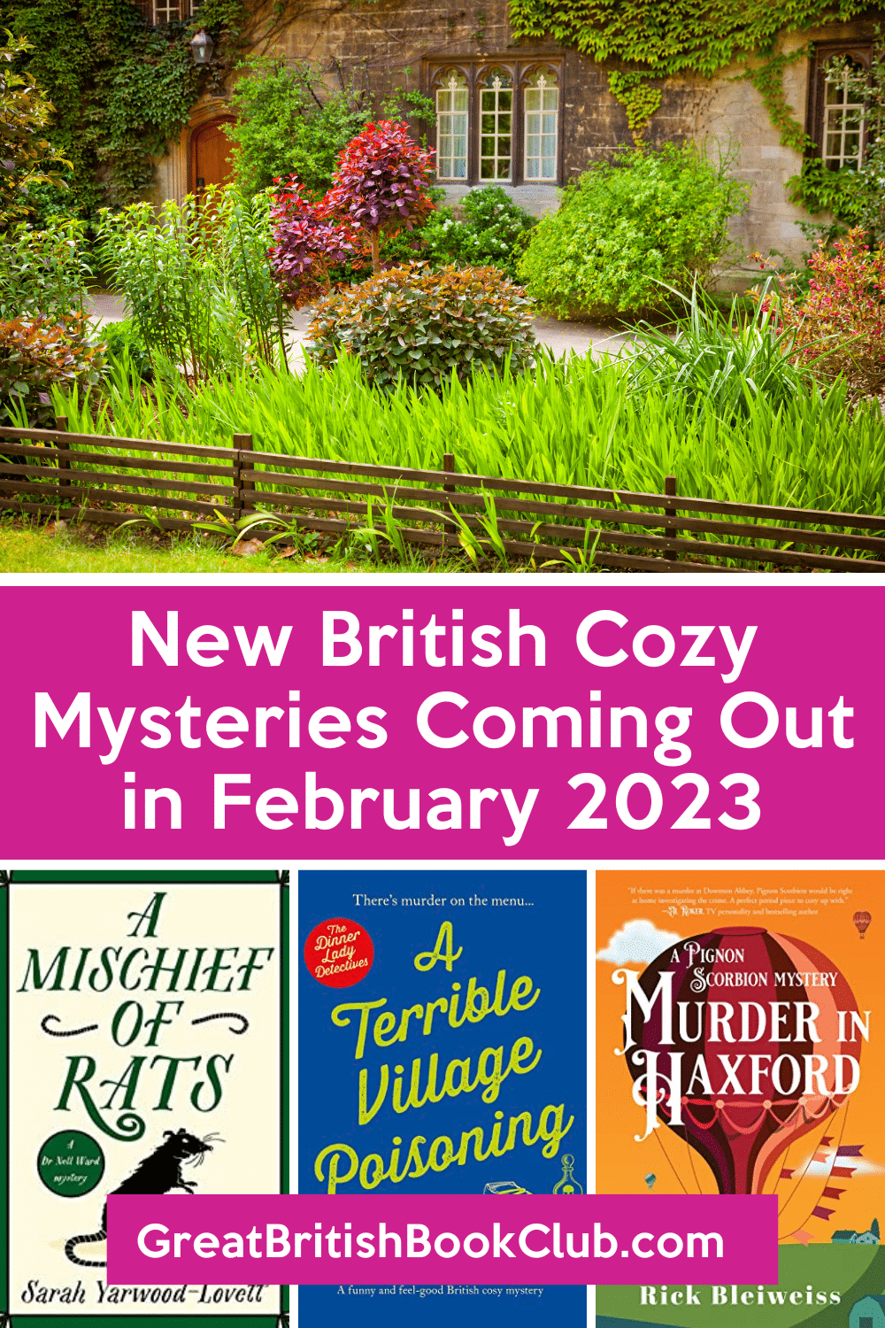 27 DELIGHTFUL NEW BRITISH COZY MYSTERIES IN FEBRUARY 2023 GREAT