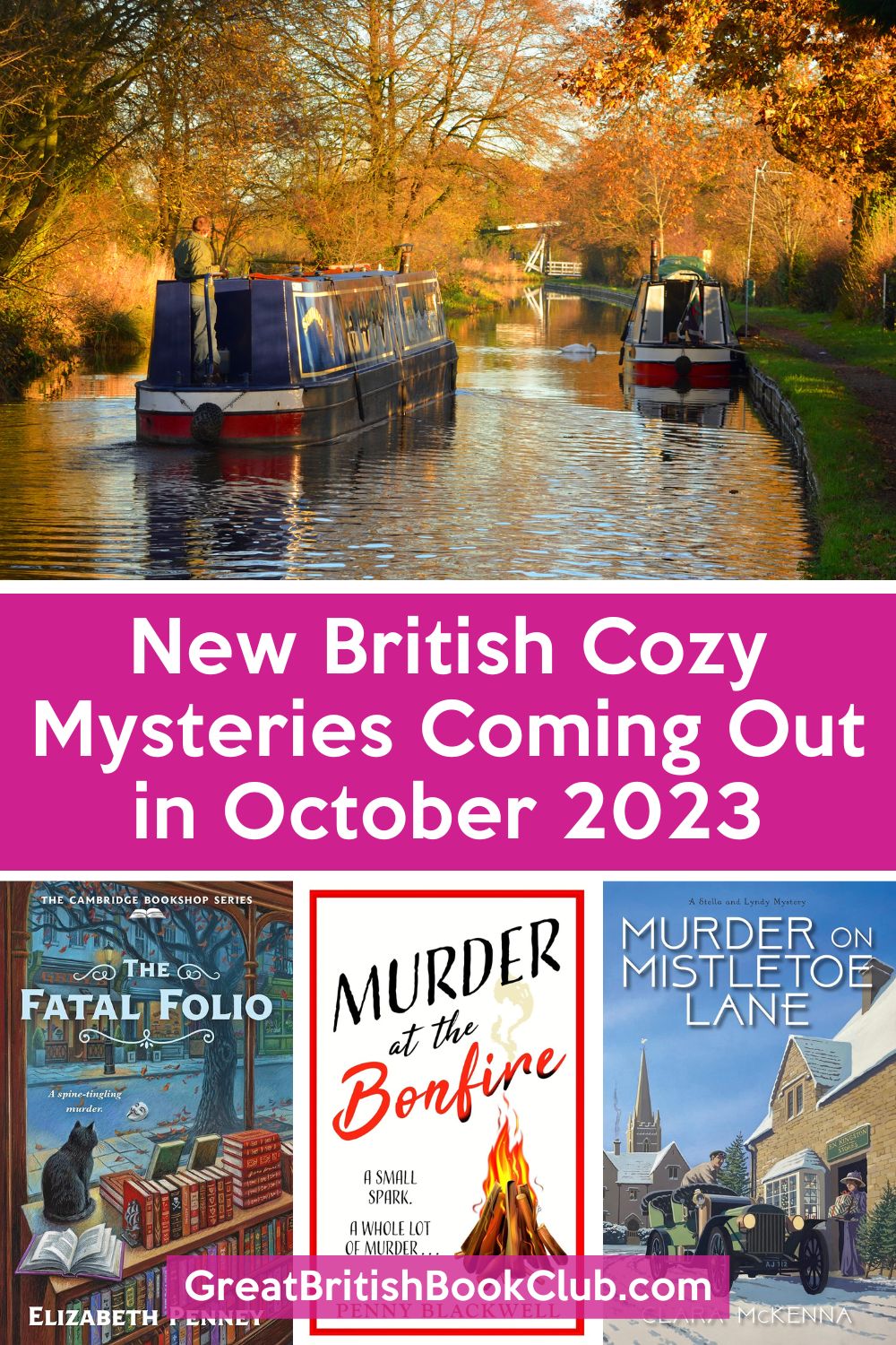 47 Fun New British Cozy Mysteries Coming Out in October 2023 GREAT